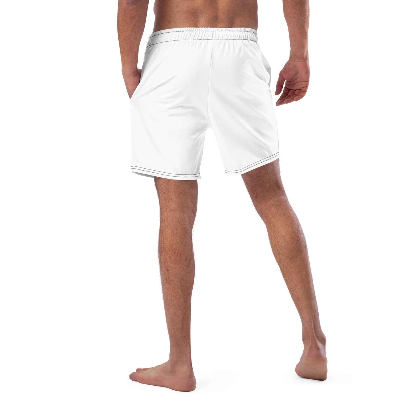 Swim Trunks White FelinDesigin