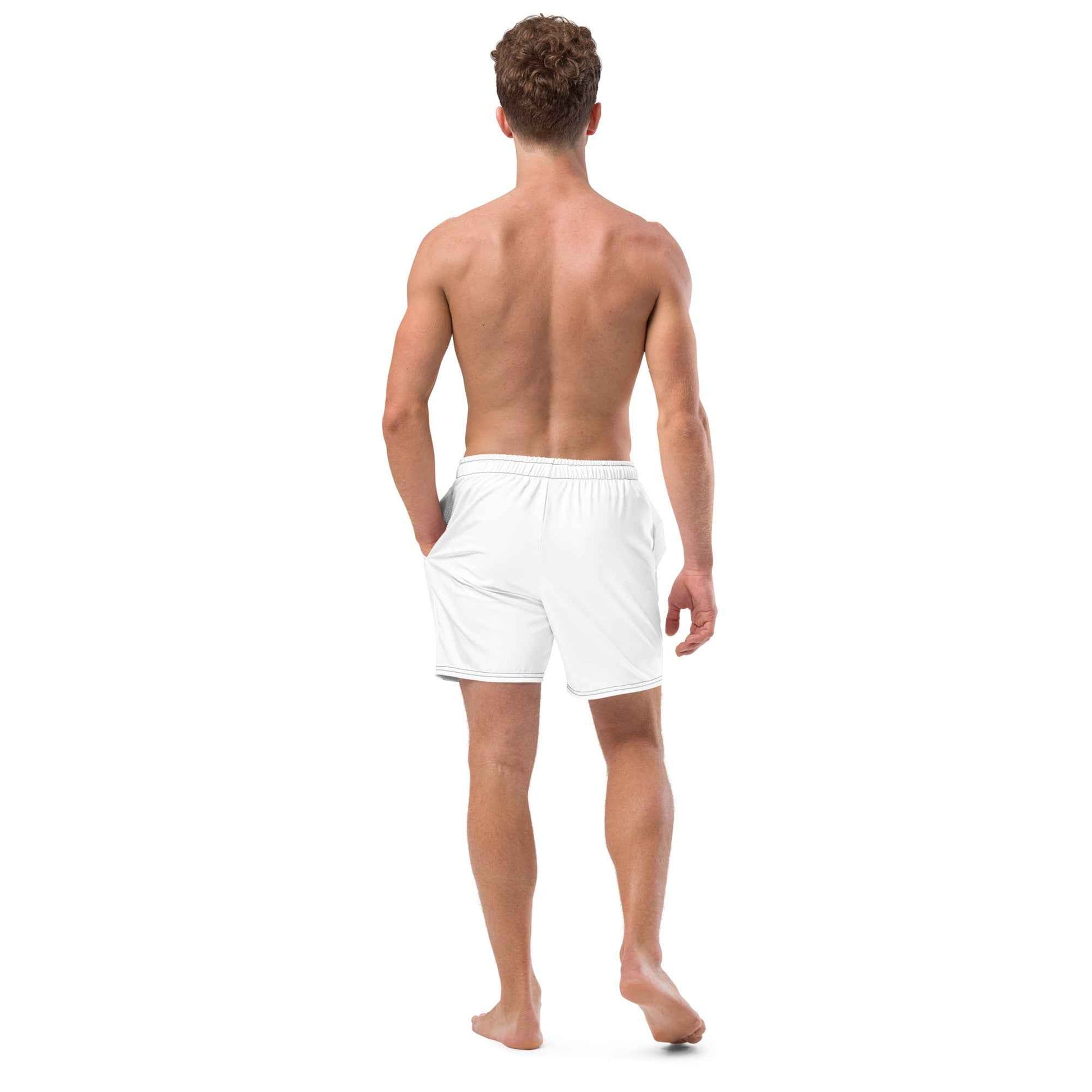 Swim Trunks White FelinDesigin
