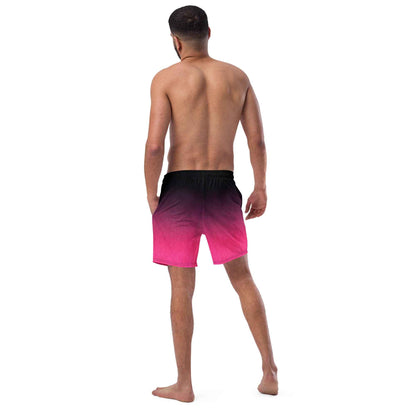 Swim Trunks Black Fuchsia  FelinDesigin