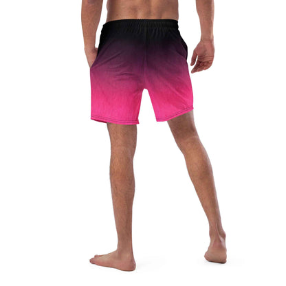 Swim Trunks Black Fuchsia  FelinDesigin