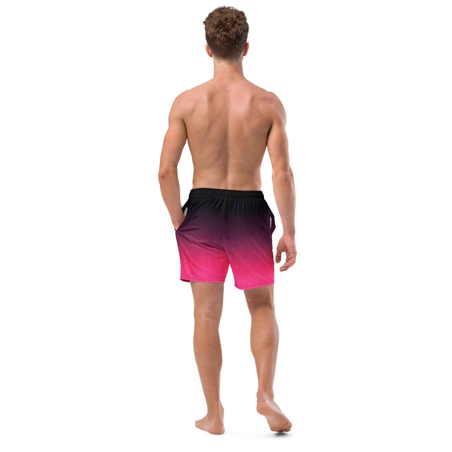 Swim Trunks Black Fuchsia  FelinDesigin