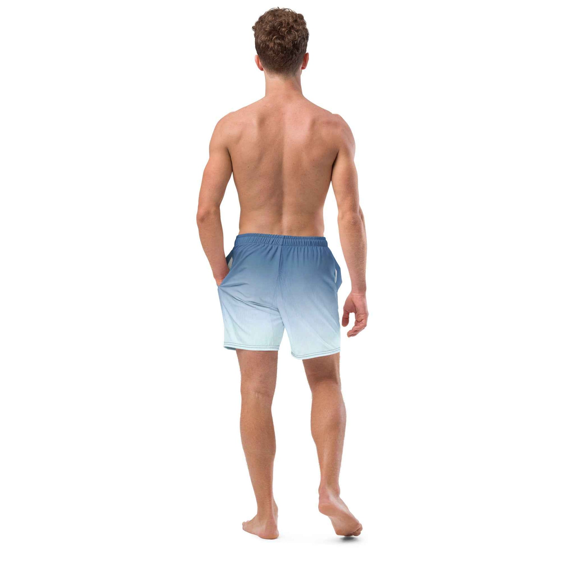 Swim Trunks White Celeste FelinDesigin