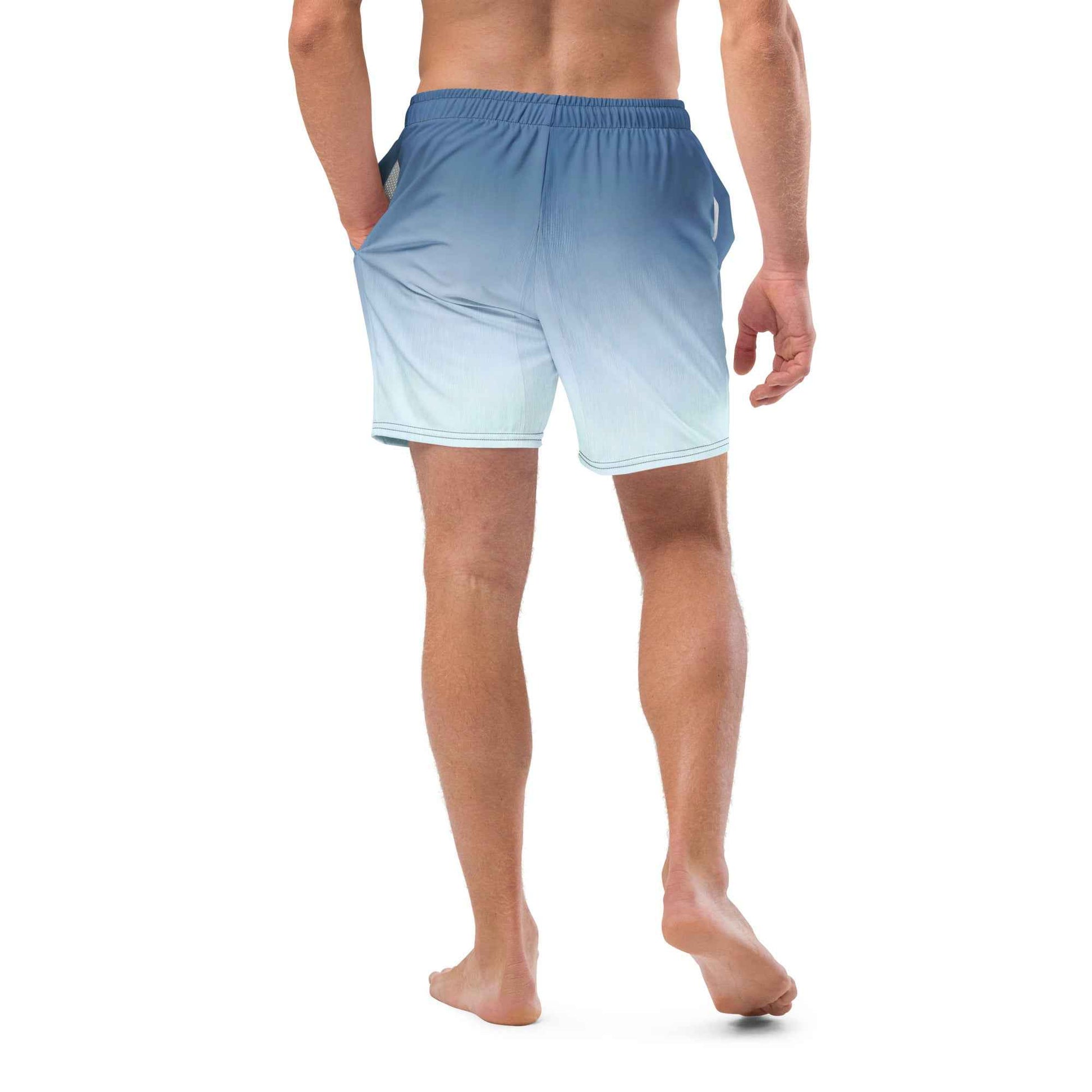 Swim Trunks White Celeste FelinDesigin