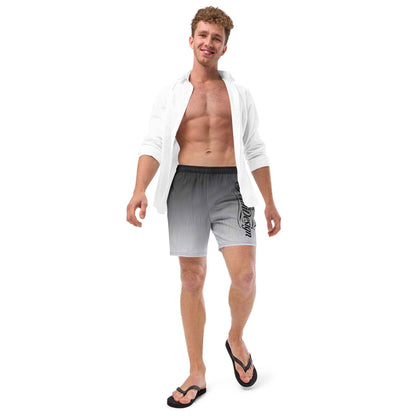 Swim Trunks Gray white FelinDesign