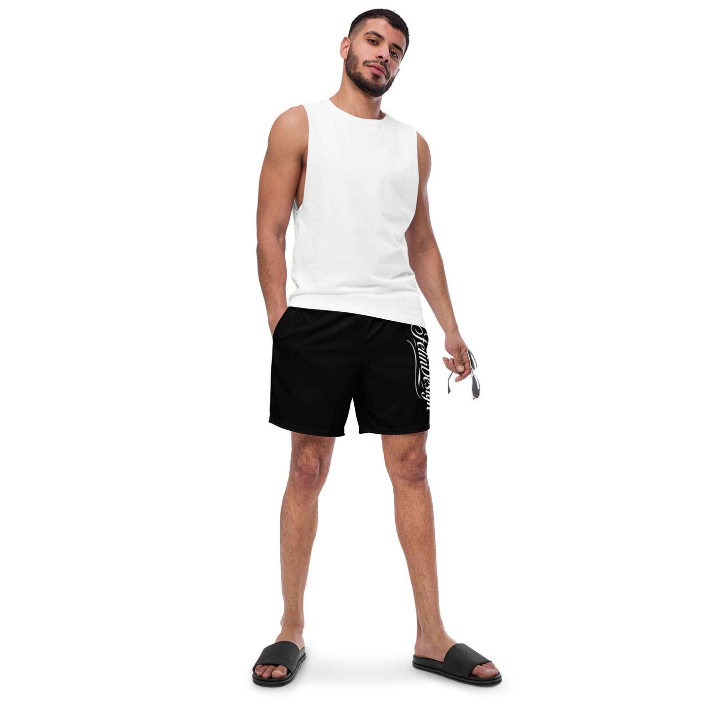 Swim Trunks Black FelinDesign