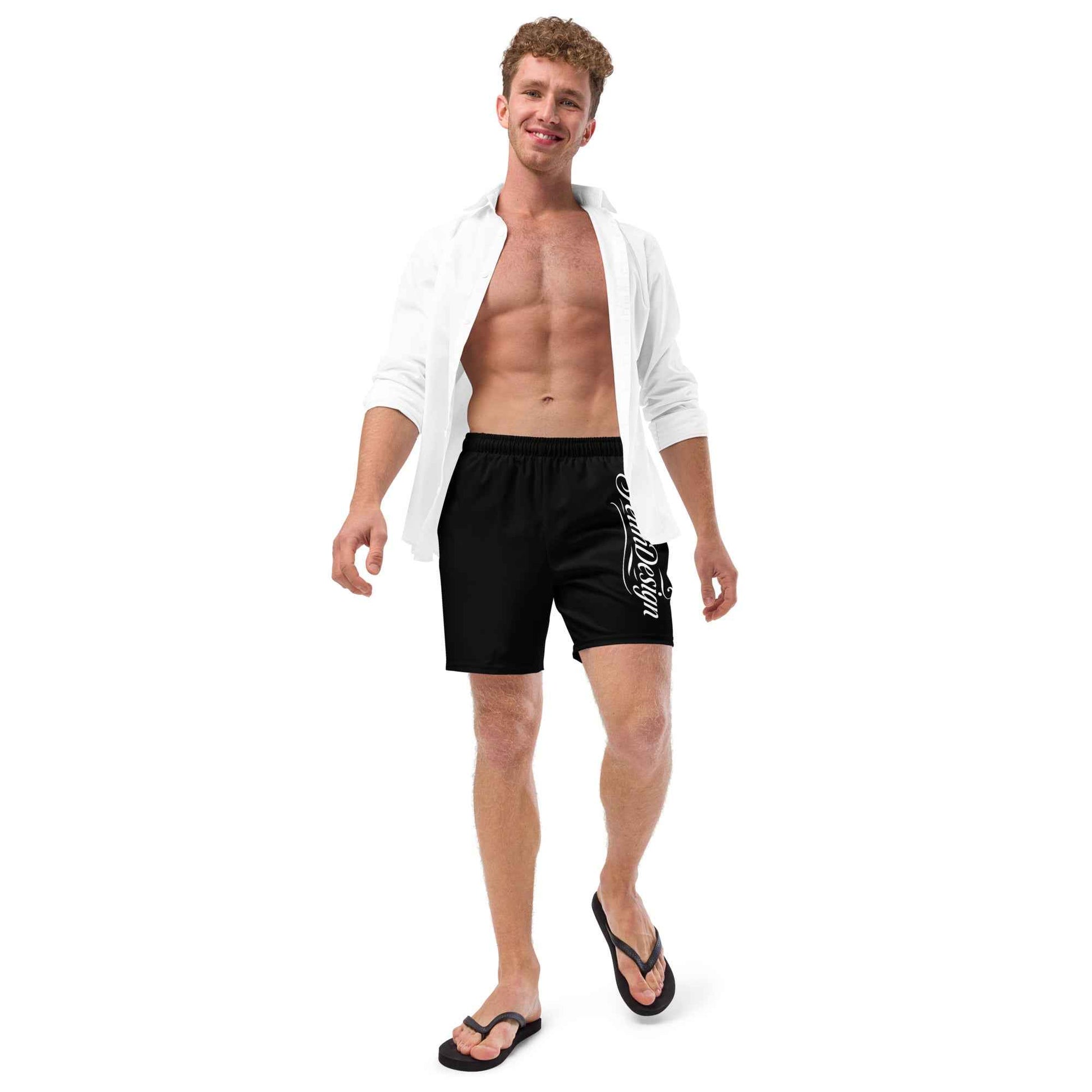 Swim Trunks Black FelinDesign