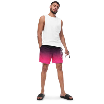 Swim Trunks Black Fuchsia  FelinDesigin