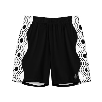 Recycled Men's Swimsuit - Sinus Collection Black FelinDesign - FelinDesign