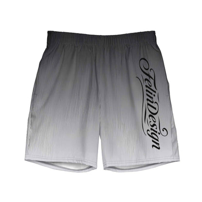 Swim Trunks Gray white FelinDesign