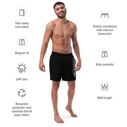 Swim Trunks Black FelinDesign