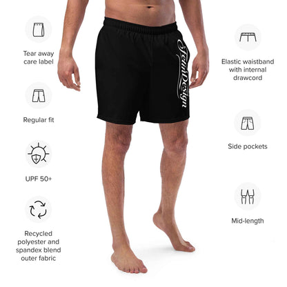 Swim Trunks Black FelinDesign