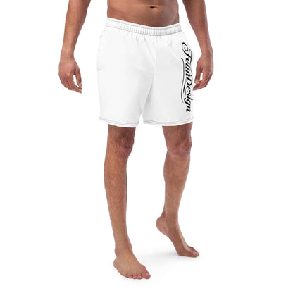 Swim Trunks White FelinDesigin