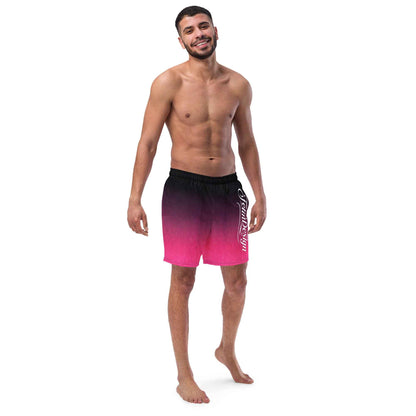 Swim Trunks Black Fuchsia  FelinDesigin