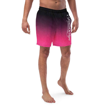 Swim Trunks Black Fuchsia  FelinDesigin