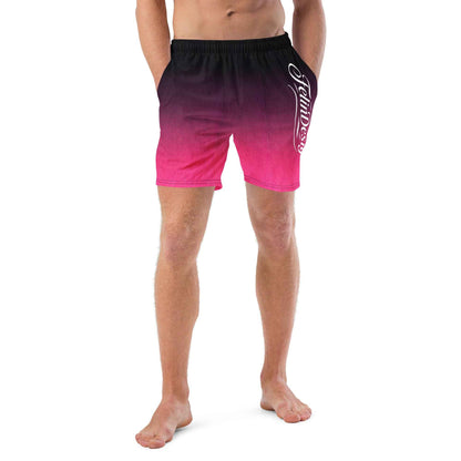 Swim Trunks Black Fuchsia  FelinDesigin