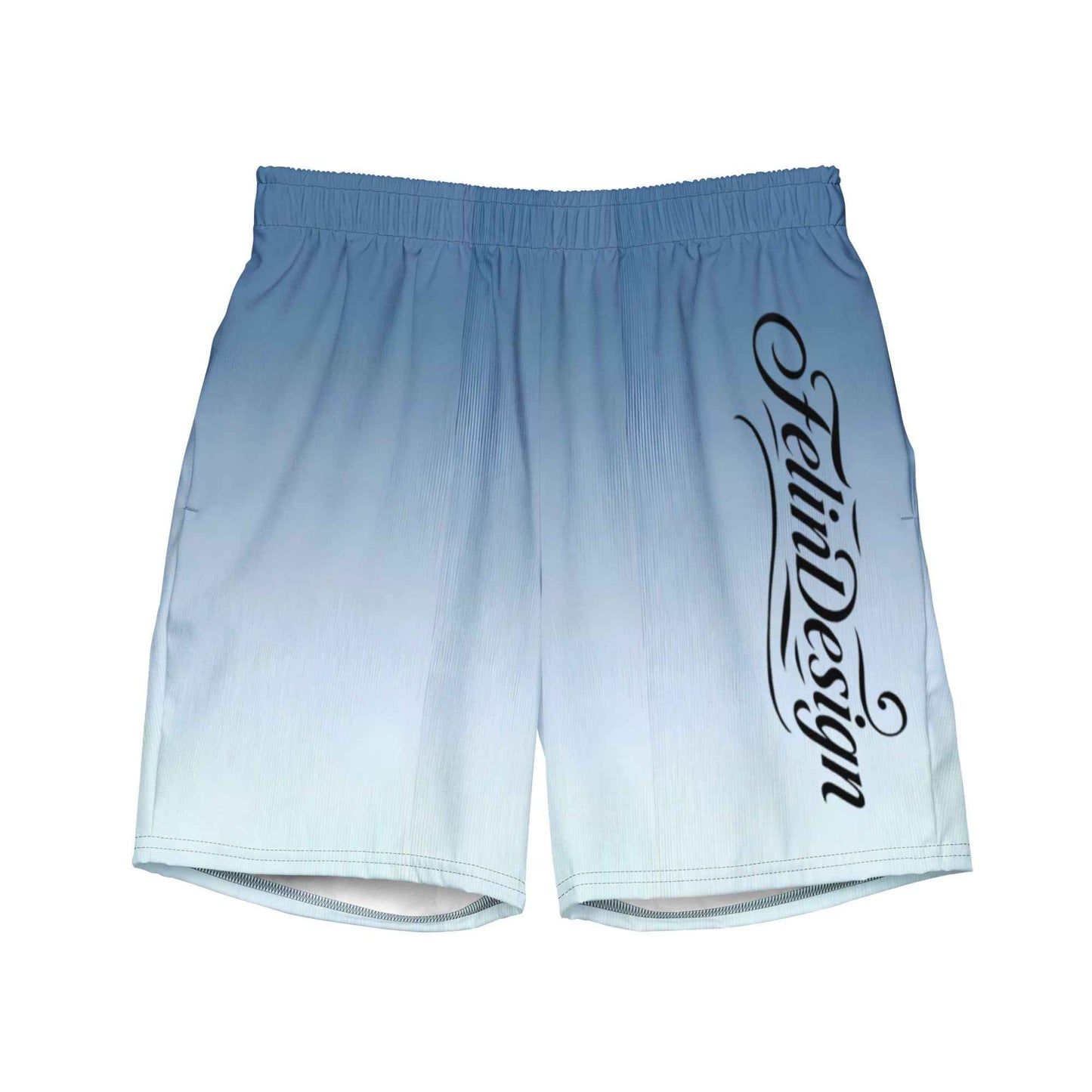 Swim Trunks White Celeste FelinDesigin