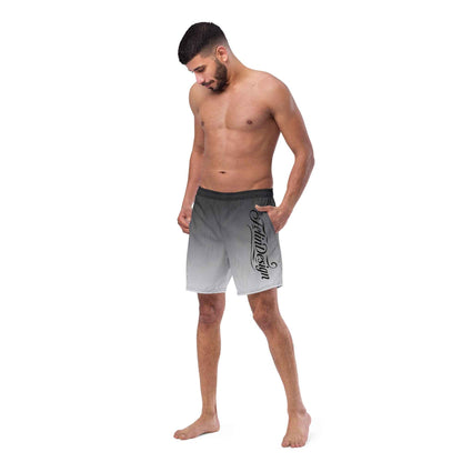 Swim Trunks Gray white FelinDesign