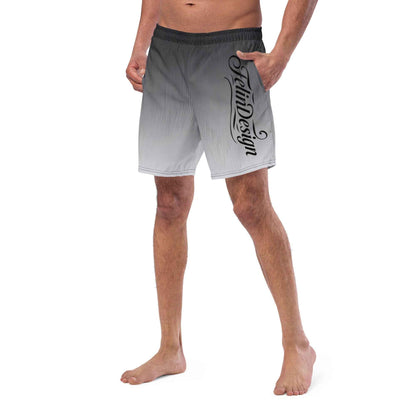 Swim Trunks Gray white FelinDesign