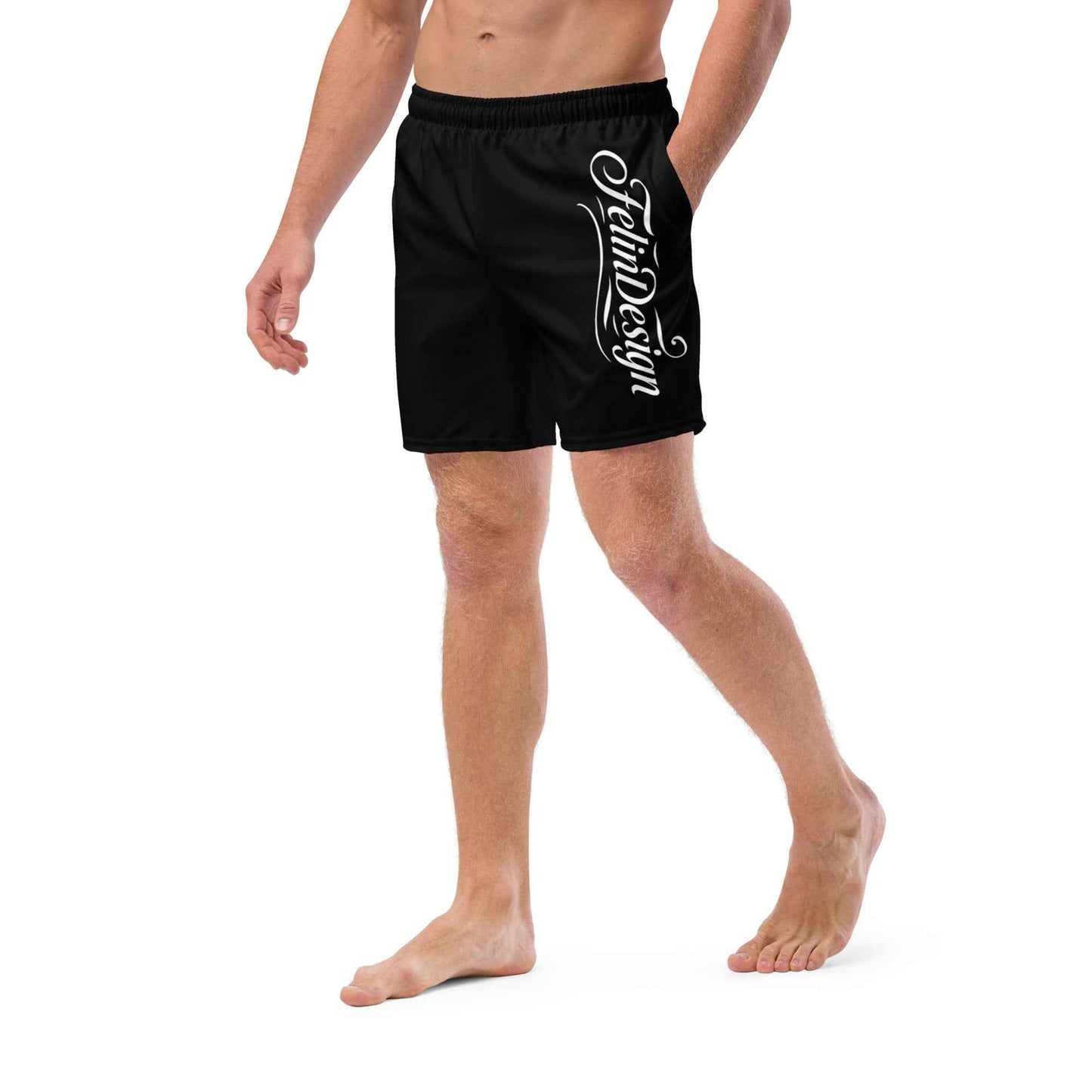 Swim Trunks Black FelinDesign