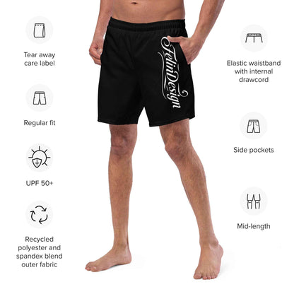 Swim Trunks Black FelinDesign