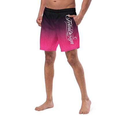 Swim Trunks Black Fuchsia  FelinDesigin