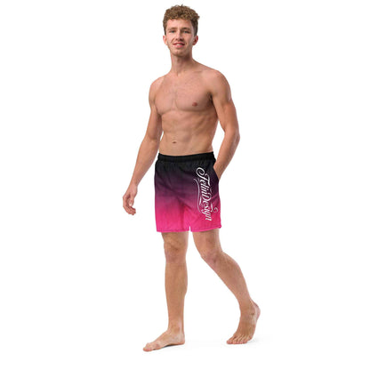 Swim Trunks Black Fuchsia  FelinDesigin