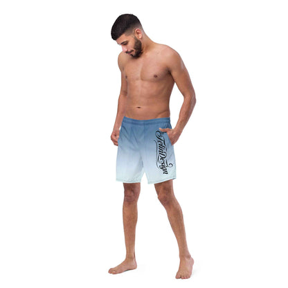 Swim Trunks White Celeste FelinDesigin