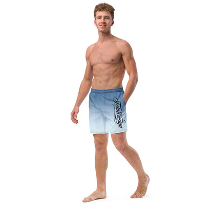 Swim Trunks White Celeste FelinDesigin