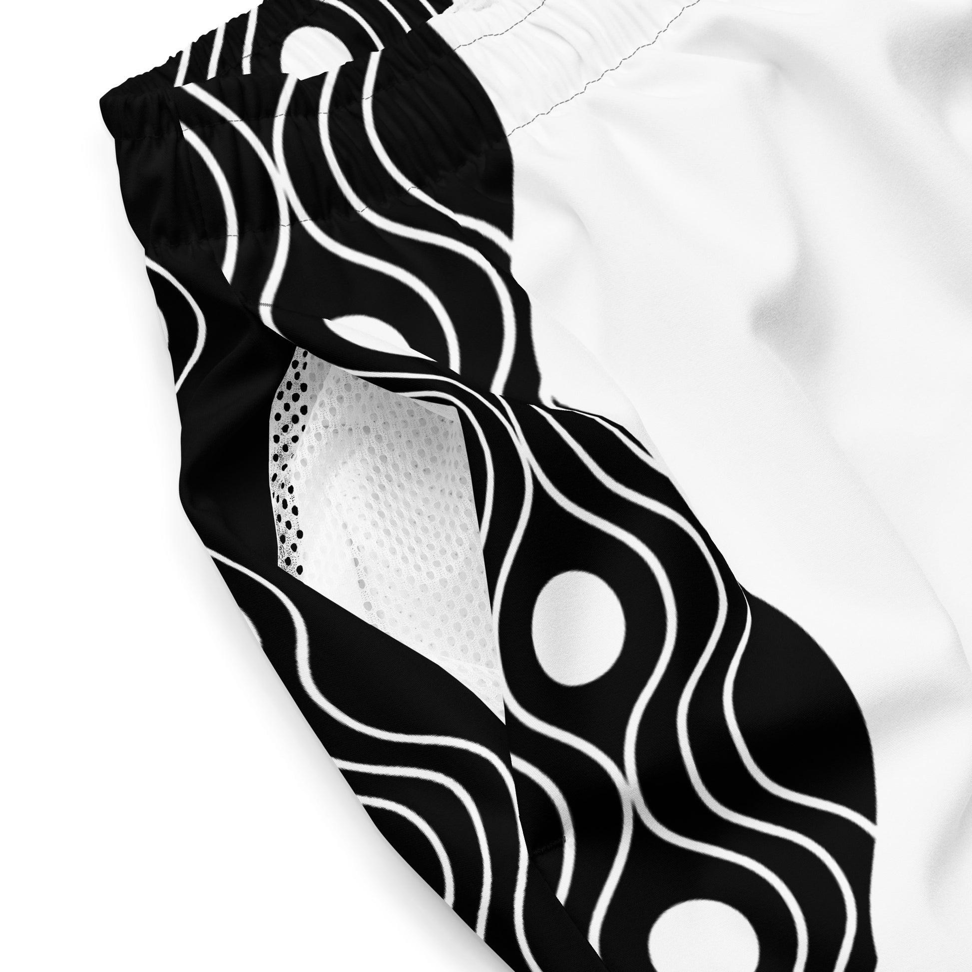 Recycled Swim Trunks FelinDesign Sinus Collection White - FelinDesign