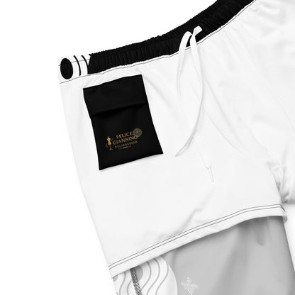 Recycled Men's Swimsuit - Sinus Collection Black FelinDesign - FelinDesign