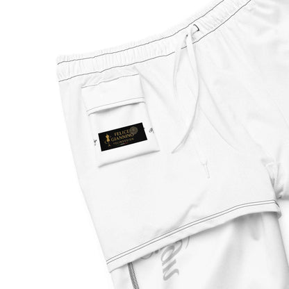 Swim Trunks White FelinDesigin