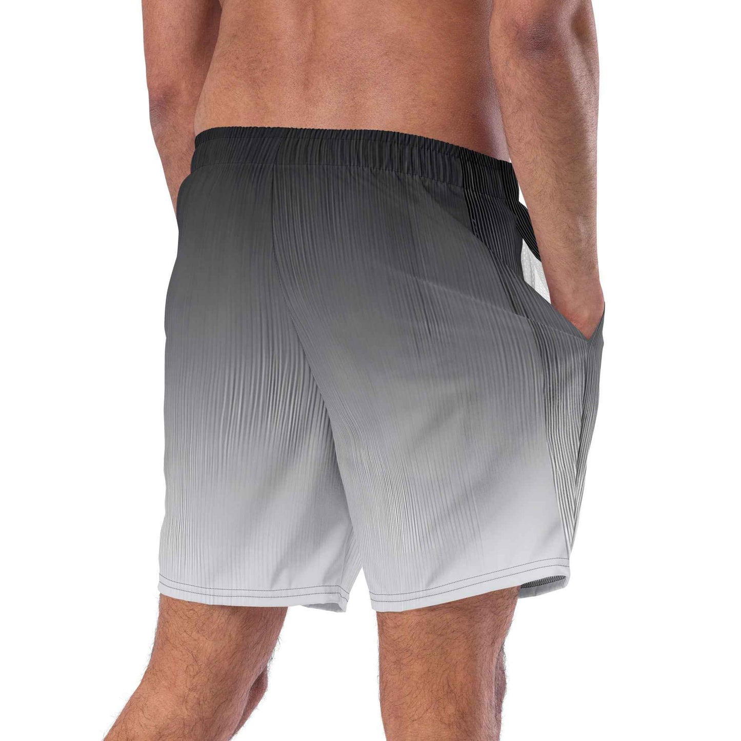 Swim Trunks Gray white FelinDesign