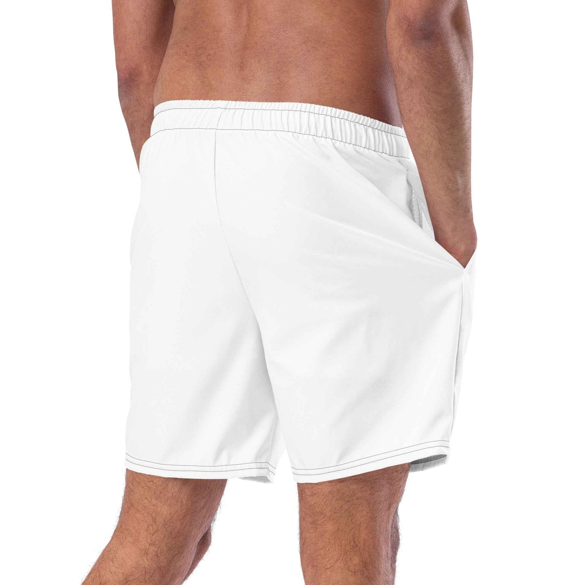 Swim Trunks White FelinDesigin
