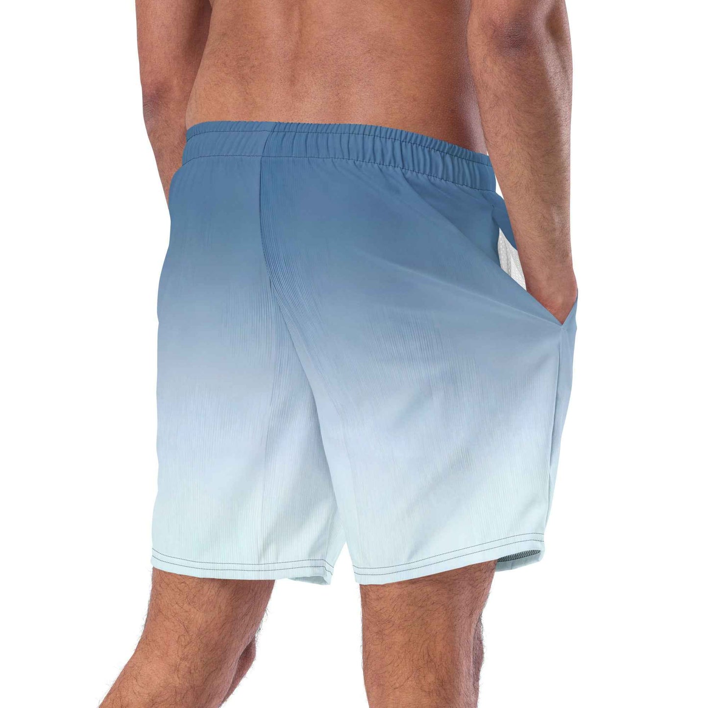 Swim Trunks White Celeste FelinDesigin