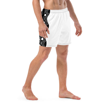 Recycled Swim Trunks FelinDesign Sinus Collection White - FelinDesign