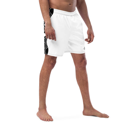 Recycled Swim Trunks FelinDesign Sinus Collection White - FelinDesign