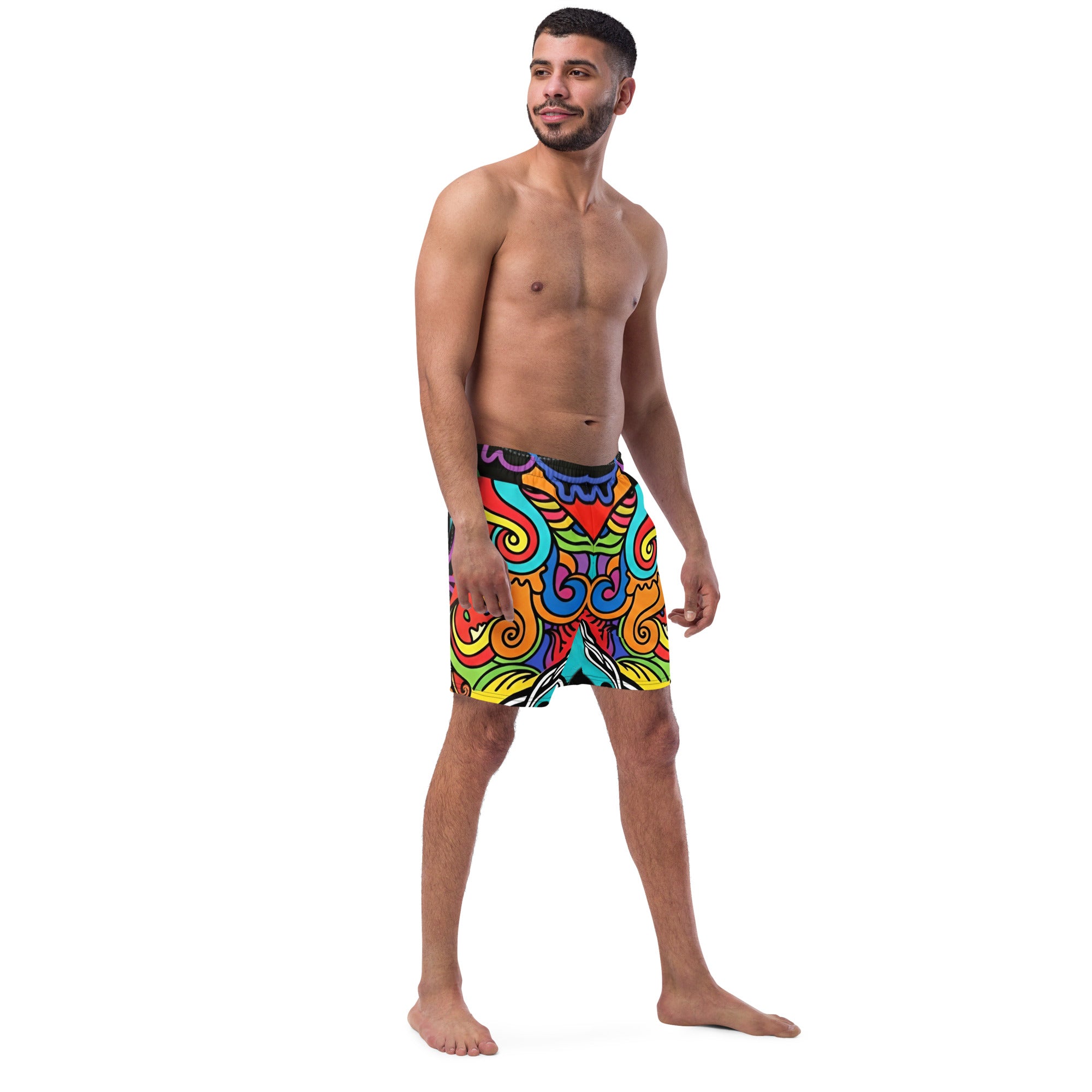 Men's Recycled Swim Trunks FelinDesign | Eco-Friendly Swimwear UPF 50+ - FelinDesign