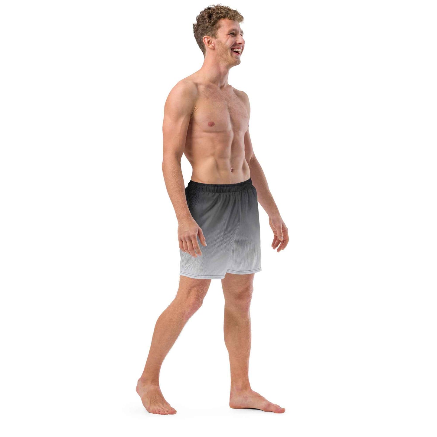 Swim Trunks Gray white FelinDesign