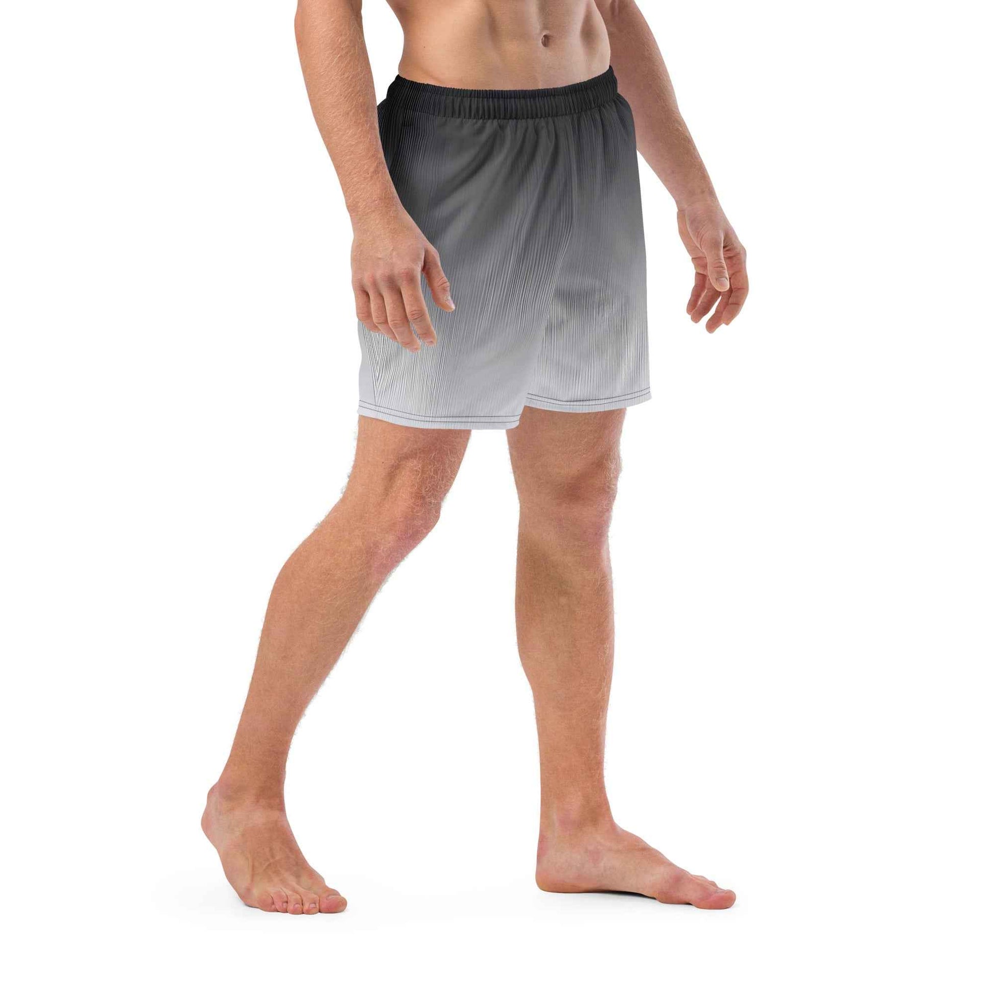 Swim Trunks Gray white FelinDesign