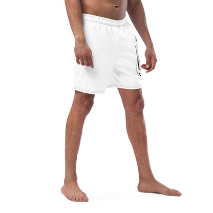 Swim Trunks White FelinDesigin