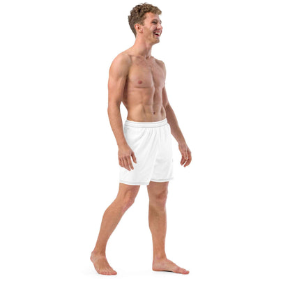 Swim Trunks White FelinDesigin