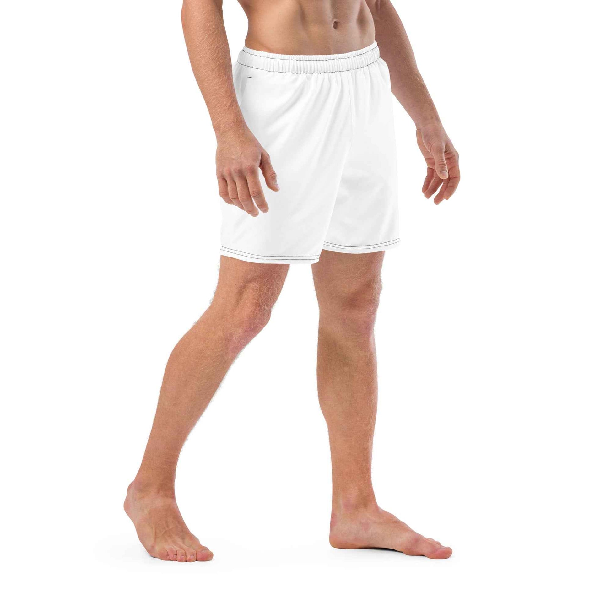 Swim Trunks White FelinDesigin
