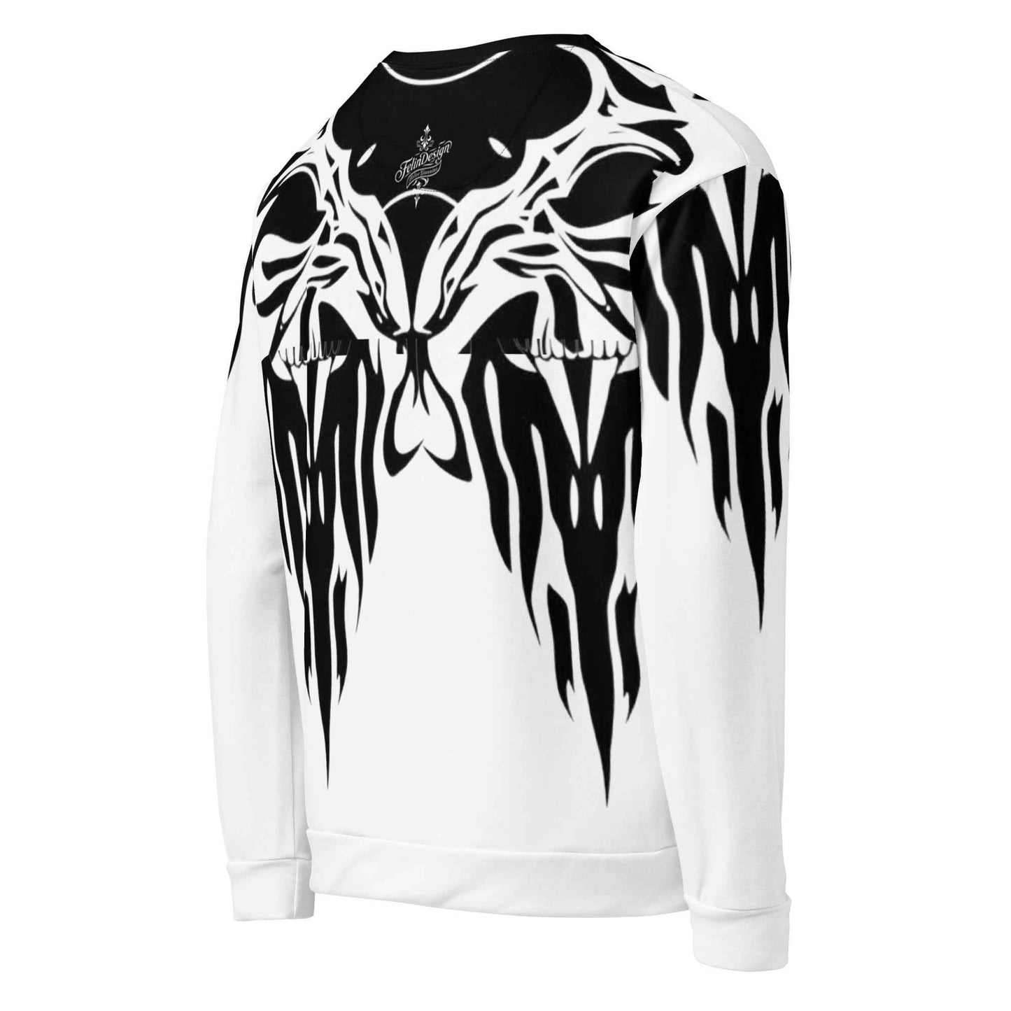 Unisex Sweatshirt Skull FelinDesign