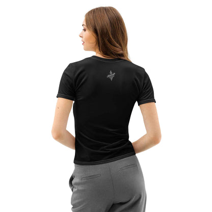 Women’s cotton crew neck t-shirt Fire Dance FelinDesign