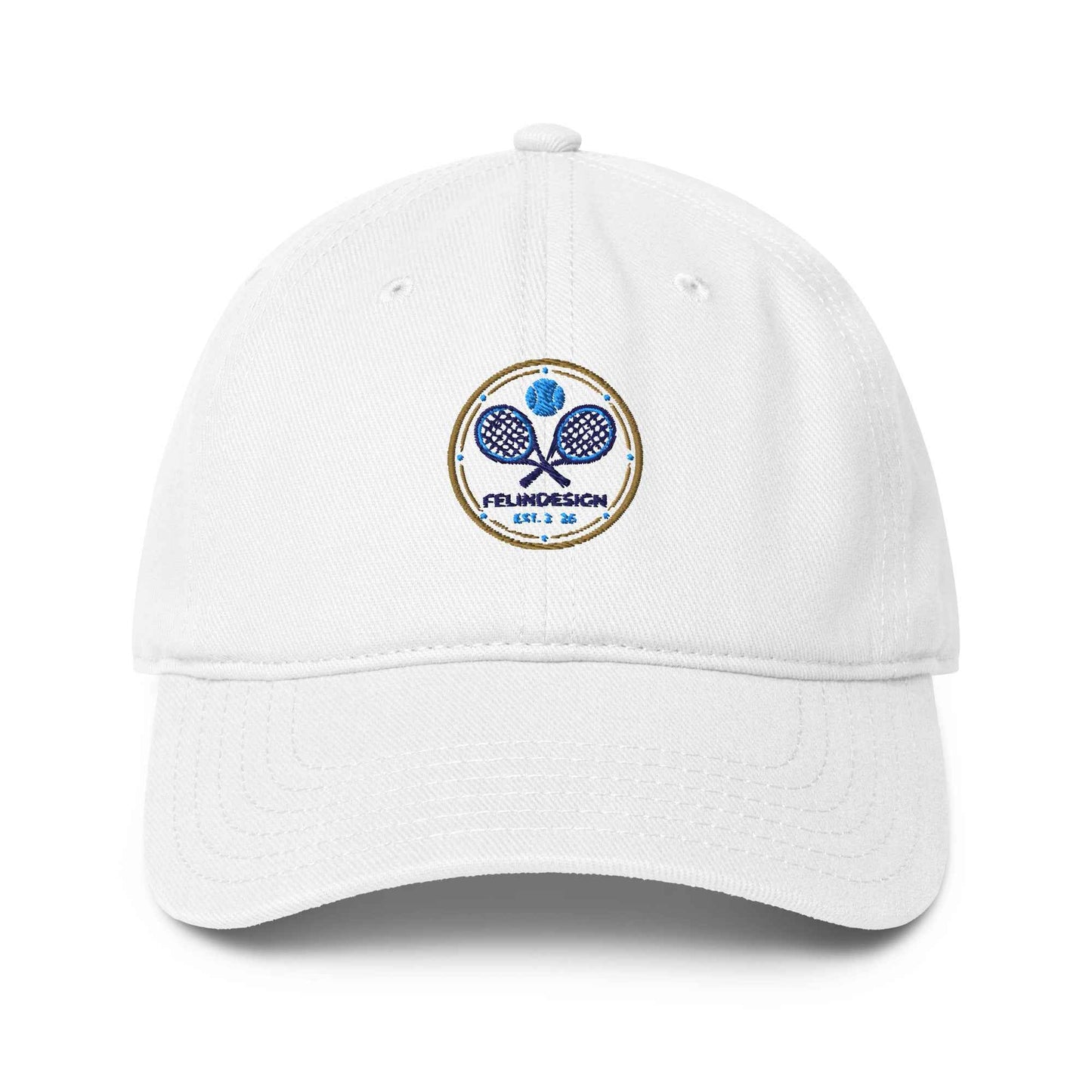 Unisex FelinDesign 3D embroidery Logo tennis hat