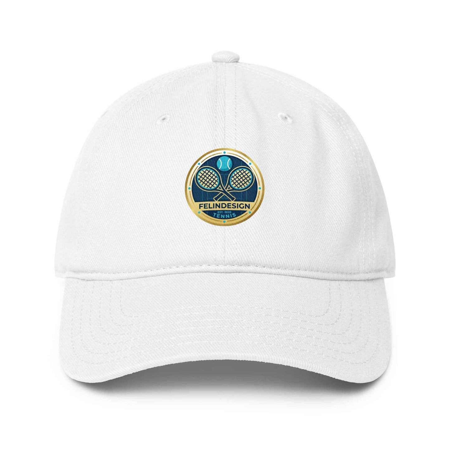 FelinDesign print Logo tennis hat