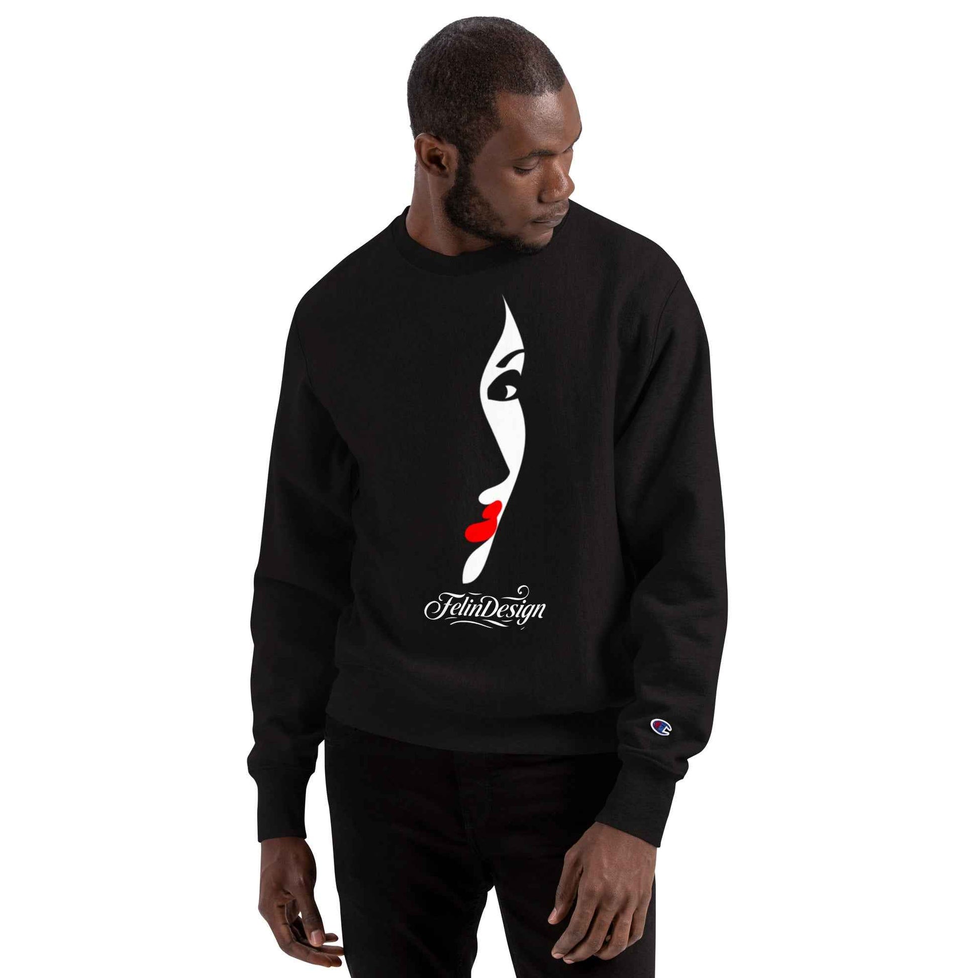Champion Sweatshirt Double Take Jazz in the Eyes FelinDesign