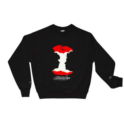 Champion Sweatshirt Double TakeApple Head FelinDesign