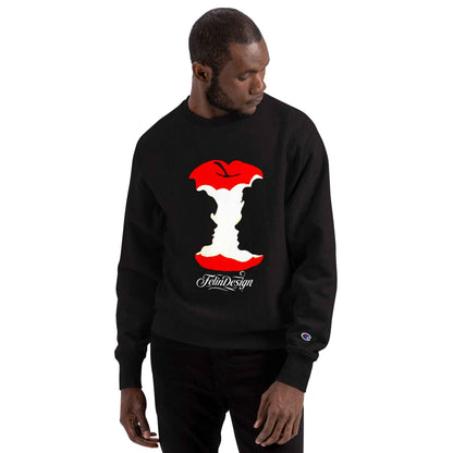 Champion Sweatshirt Double TakeApple Head FelinDesign