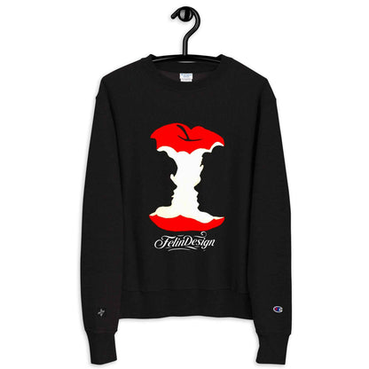 Champion Sweatshirt Double TakeApple Head FelinDesign